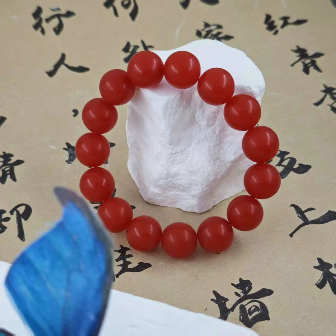 【古典珍藏】雪域红景天G329时尚气质树脂手串