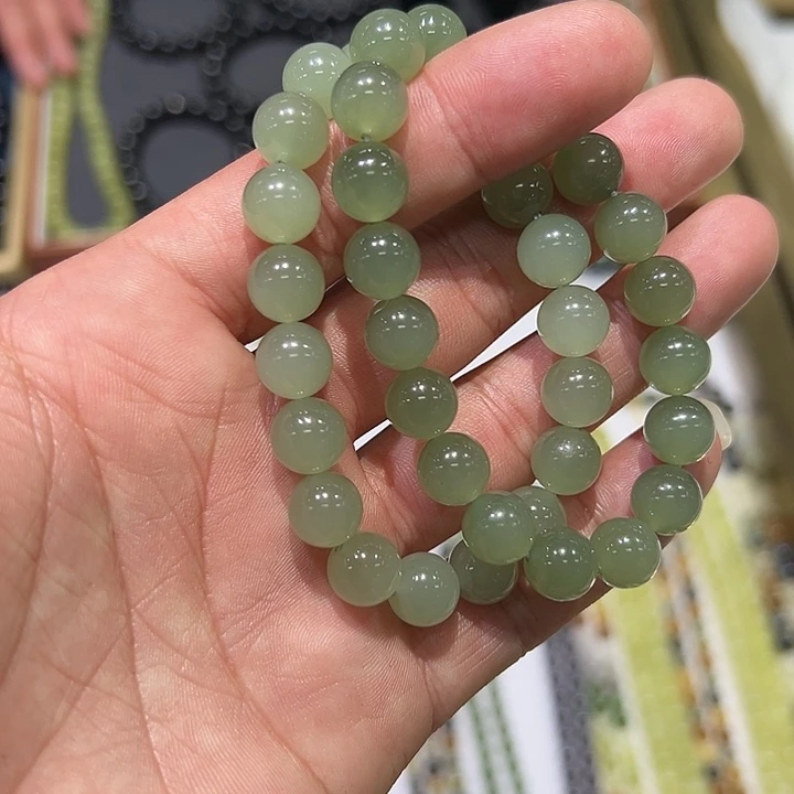 和田玉未镶嵌手串多样性发货拍一发一