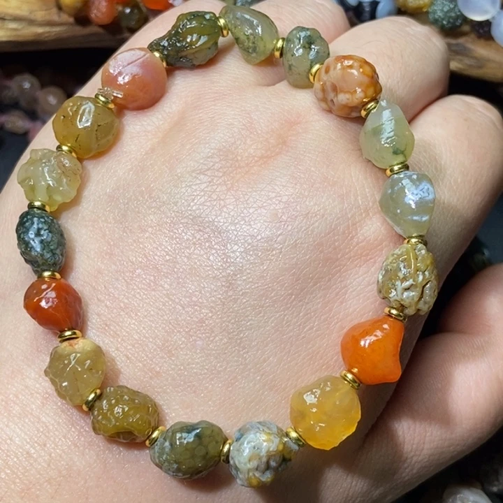 玛瑙/玉髓合金手链