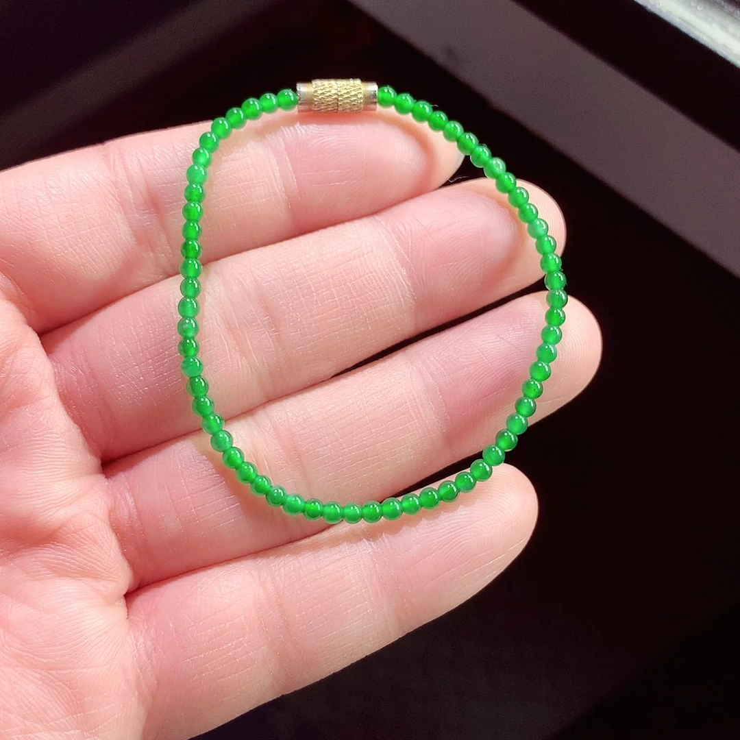 翡翠手链未镶嵌天然翡翠手链未镶嵌