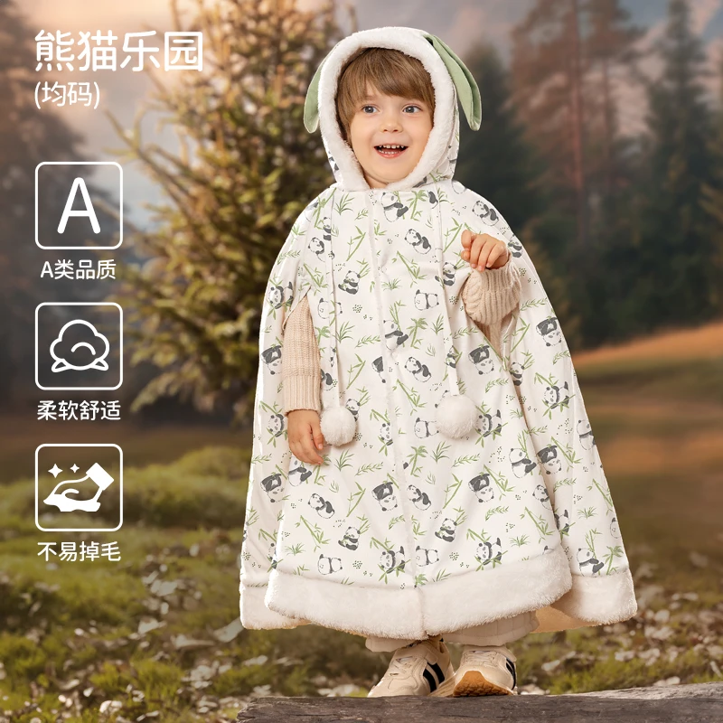 【欧孕正品带标】-纯棉带帽斗篷