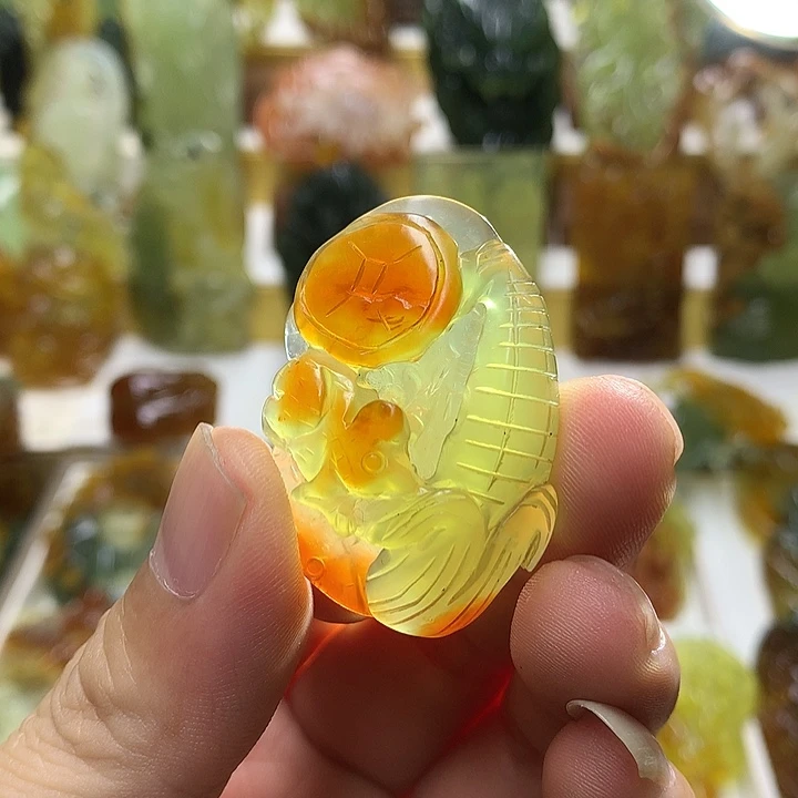 蛇纹石玉未镶嵌珠宝半成品