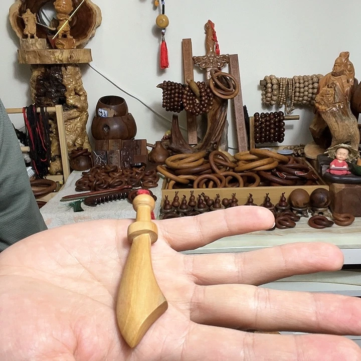 玲***当桃木老料手工雕刻小刀