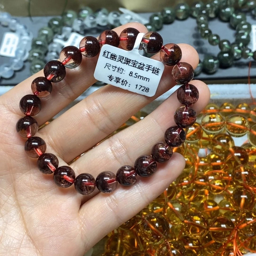 水晶手链未镶嵌红幽灵单圈手链