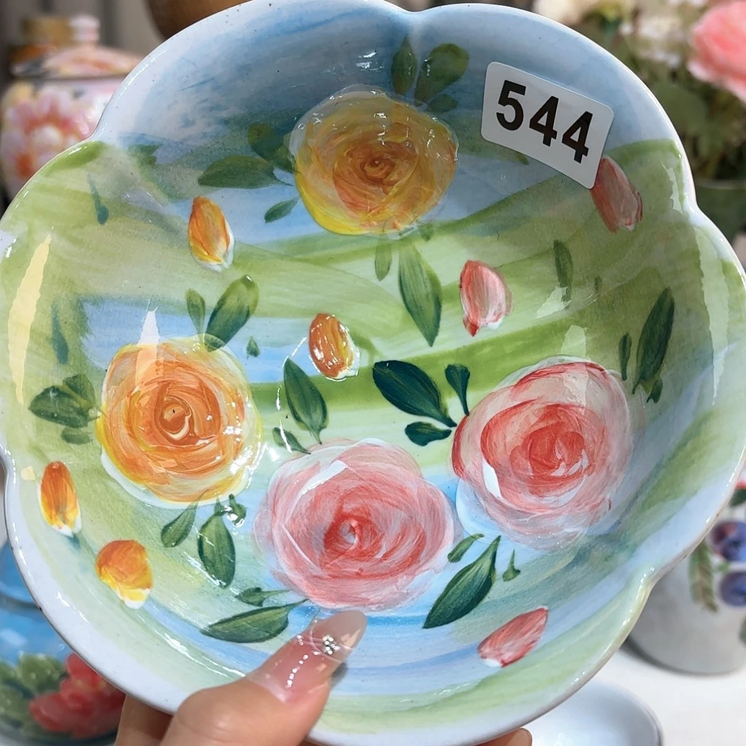 景德镇手绘高温釉下彩陶瓷茶具