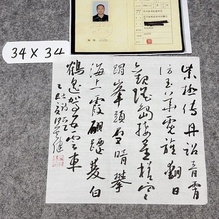 书法中书何其健34+34纯手写