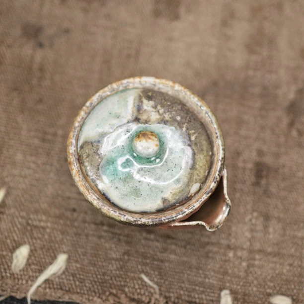 原矿粗陶柴烧手作日士宝瓶