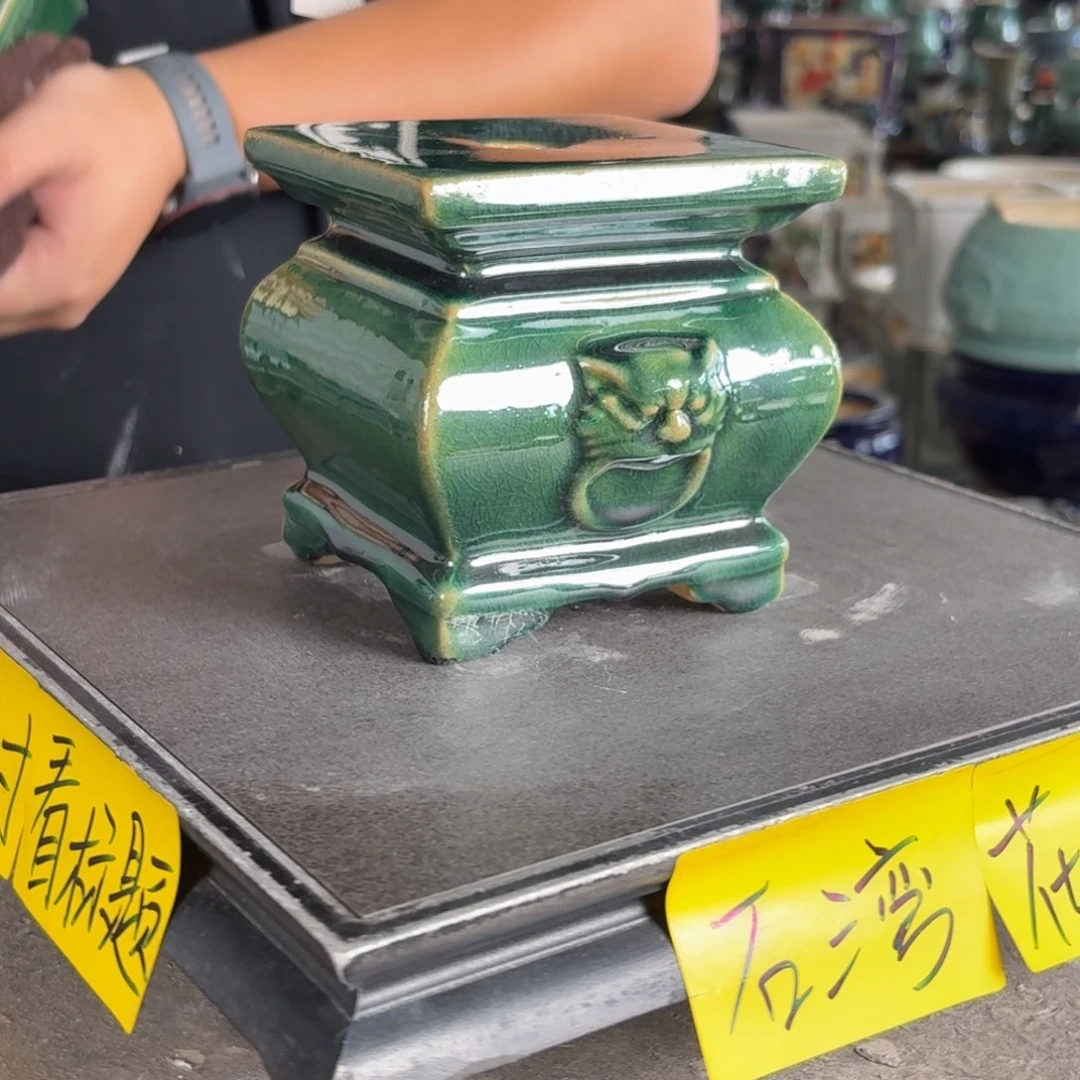 @***鑫。一风堂石湾花盆面宽11高11