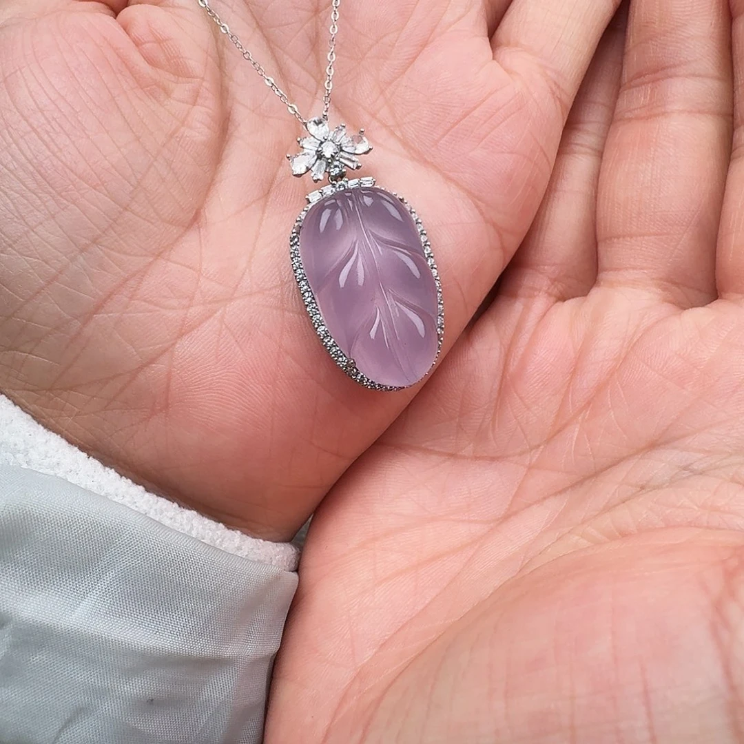 *****玛瑙/玉髓银S925镶嵌颈饰