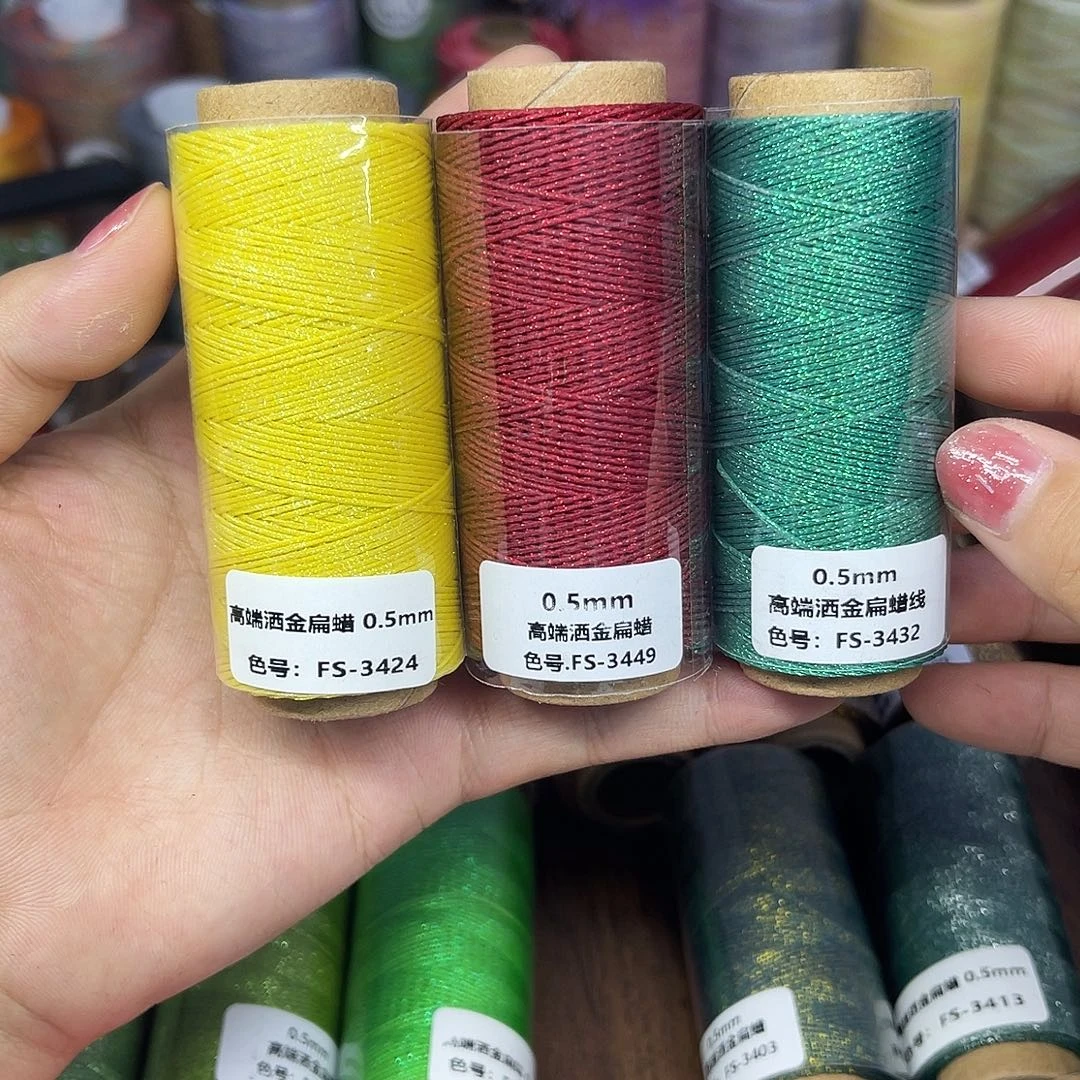 0.5洒金扁蜡 圣诞色系3个3449 3432 3424