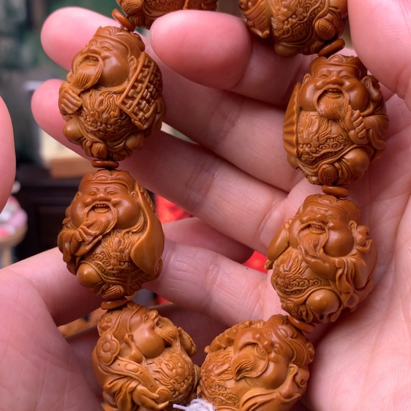 【闪购商品】橄榄核手串/手链龙财神