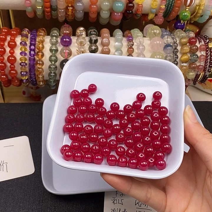 未镶嵌卡8红宝石20个玛瑙/玉髓