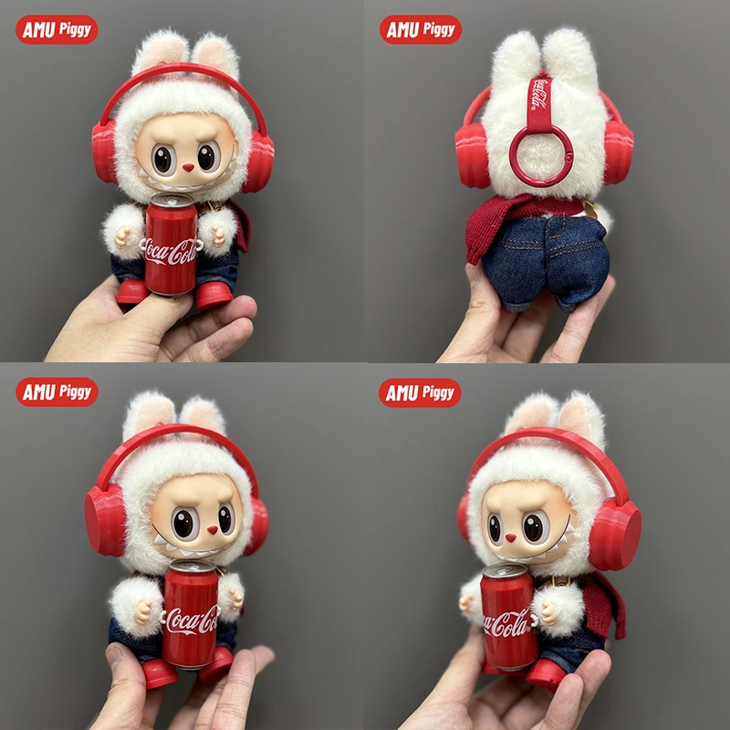 适用可乐拉布布娃衣坐坐labubu衣服惊喜特摇耳机夏日潮鞋【仅衣服】