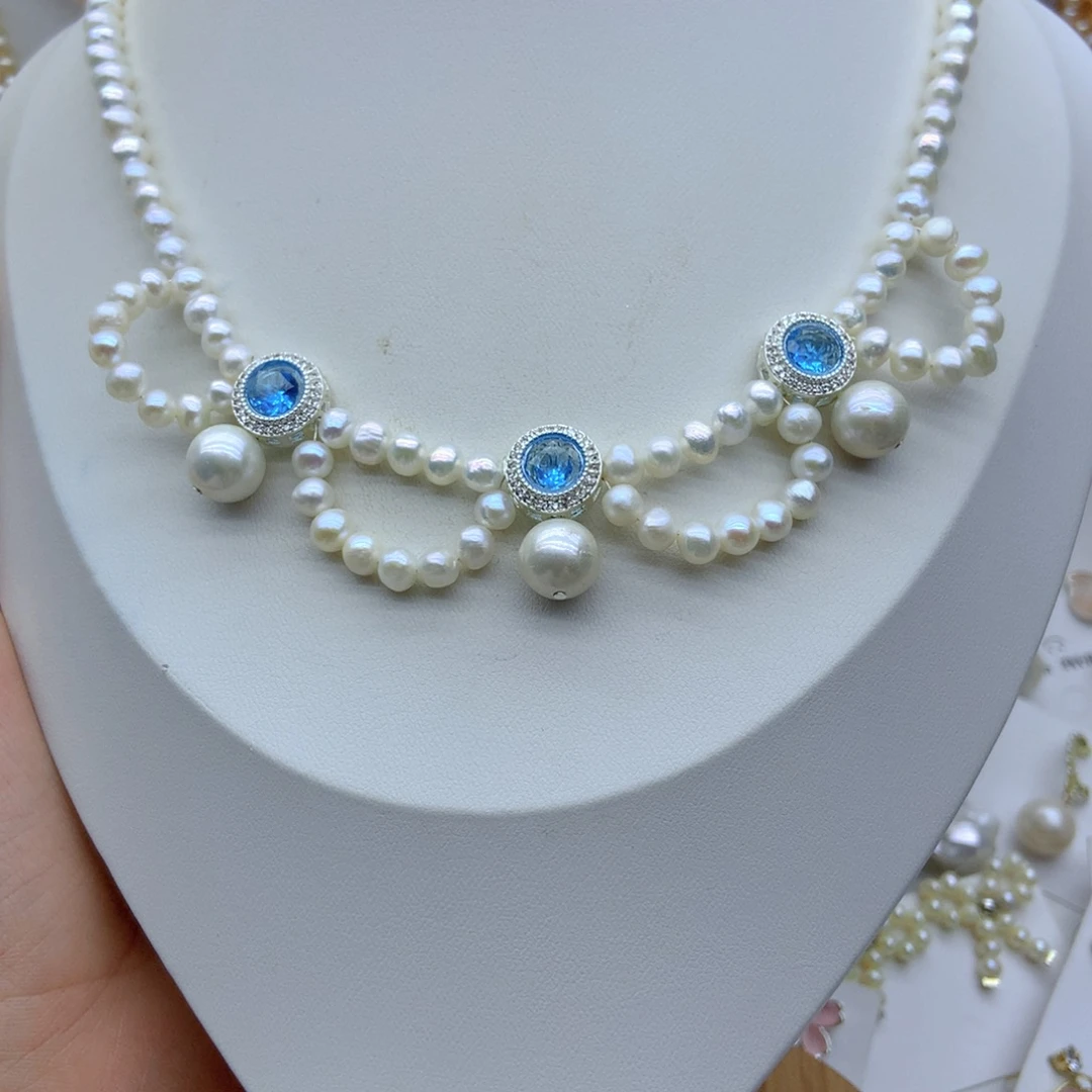 颈饰未镶嵌淡水珍珠