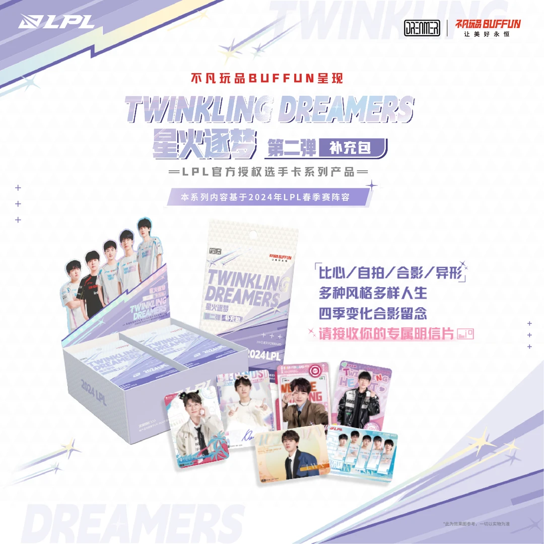 【1盒车】不凡玩品lpl星火逐梦第二弹补充包