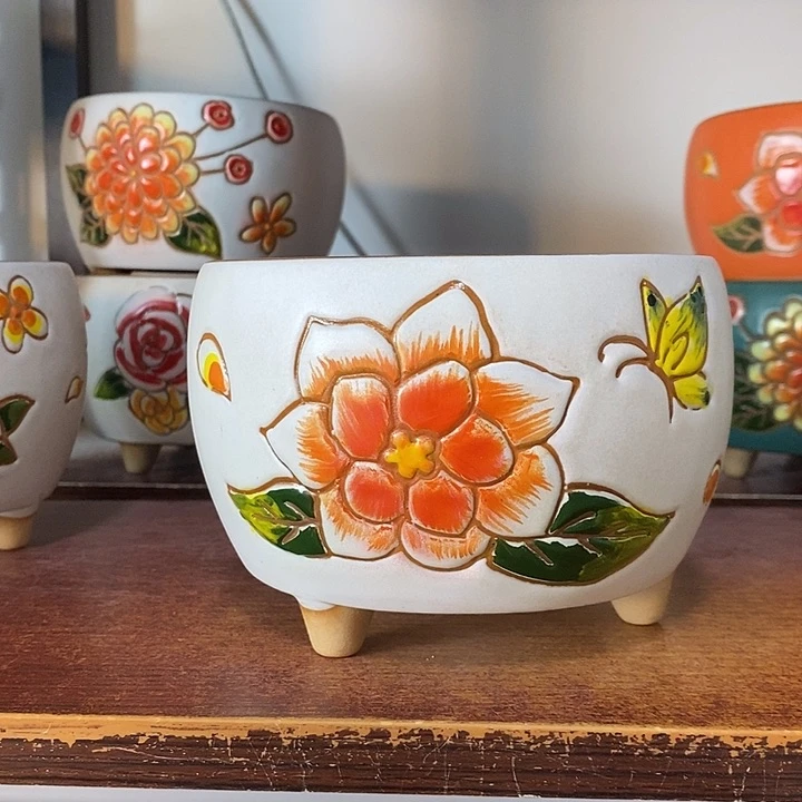 外13内11.5高10左右，纯手工制作，一单包邮