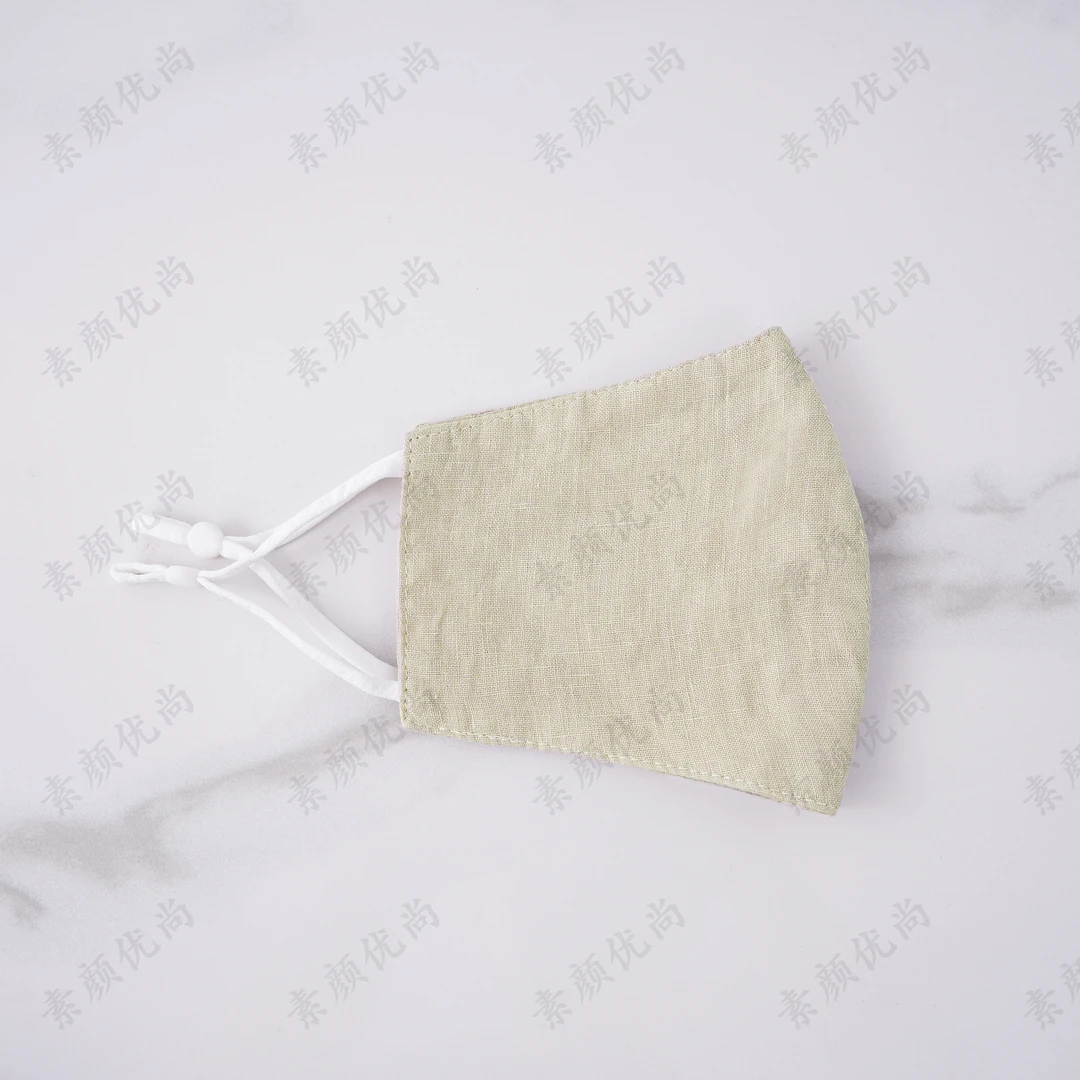 【素颜】2025新款百搭纯麻无痕防晒透气口罩