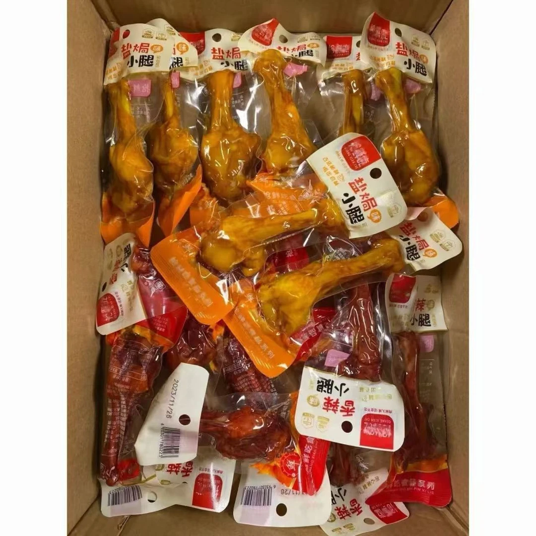 乡巴佬风味小腿王鸭腿鸭翅根非鸡腿鸭肉零食小吃香辣盐焗味批发