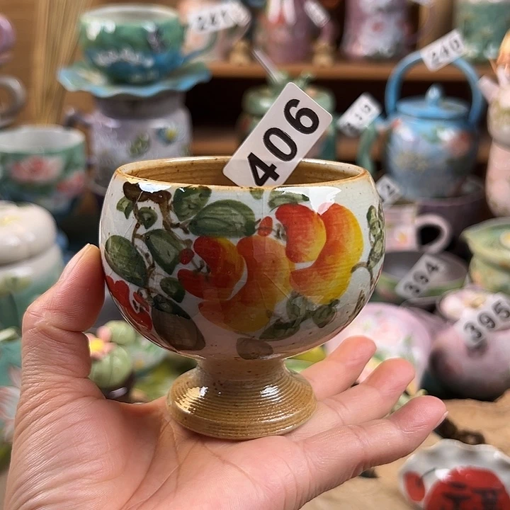 杯景德镇陶瓷手绘作品406