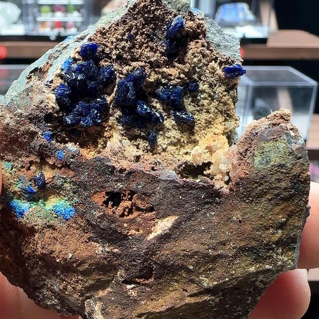 有机玻璃天然摆件矿标摆件