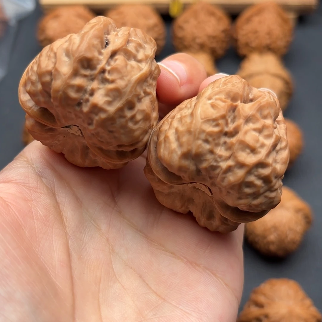 吊坠文玩核桃三角蛙40肚44