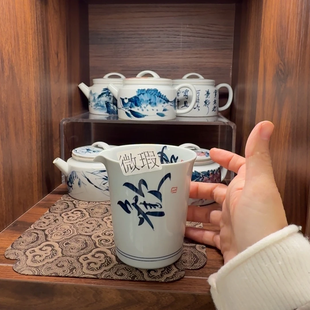 釉下彩纯手绘微瑕