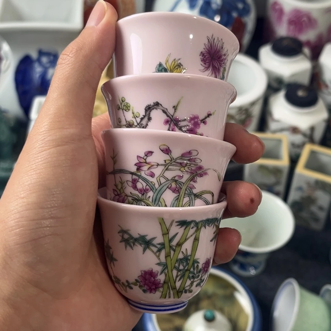摆件景德镇陶瓷杯子