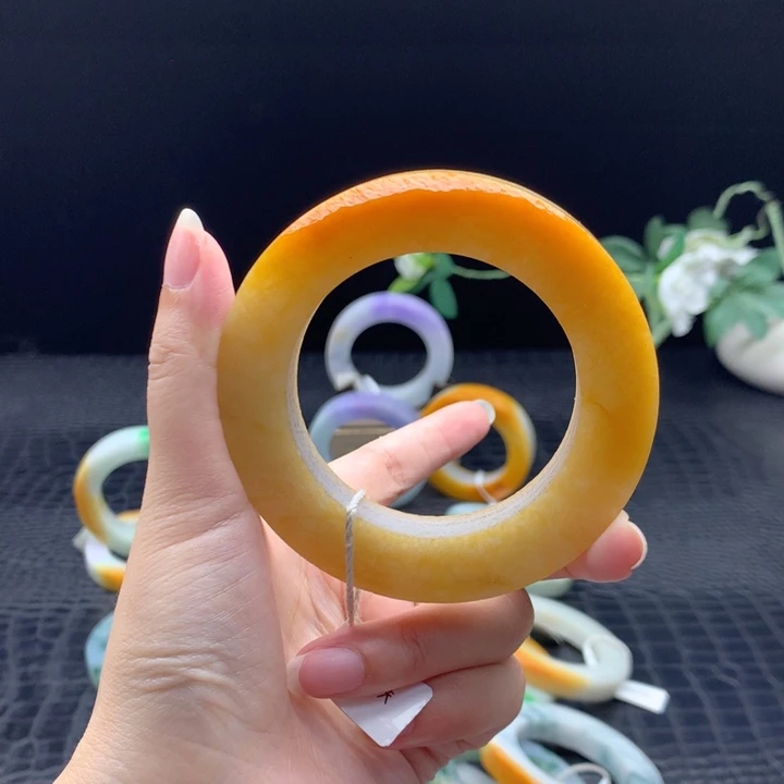 未镶嵌手镯翡翠手镯定制定制翡翠