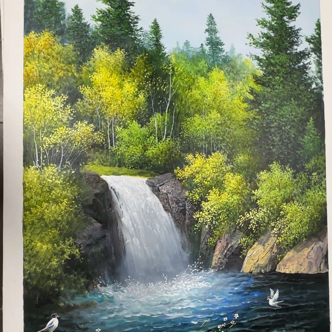 油画加油加油努力加油加油