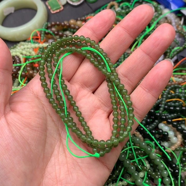 和田玉未镶嵌手链168