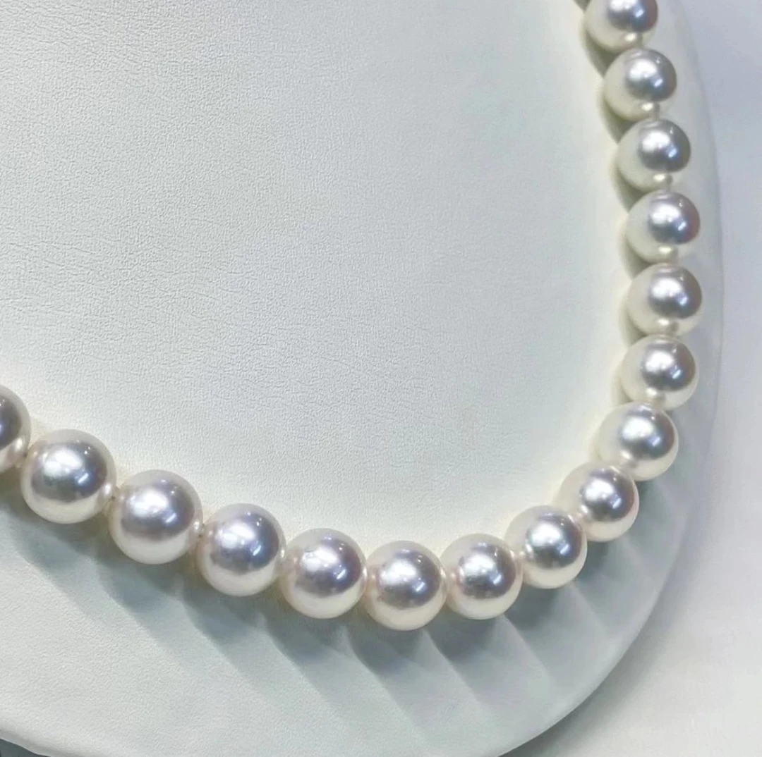 【供货商】天然淡水珍珠项链  9-10mm左右 经典气质 多样性发一