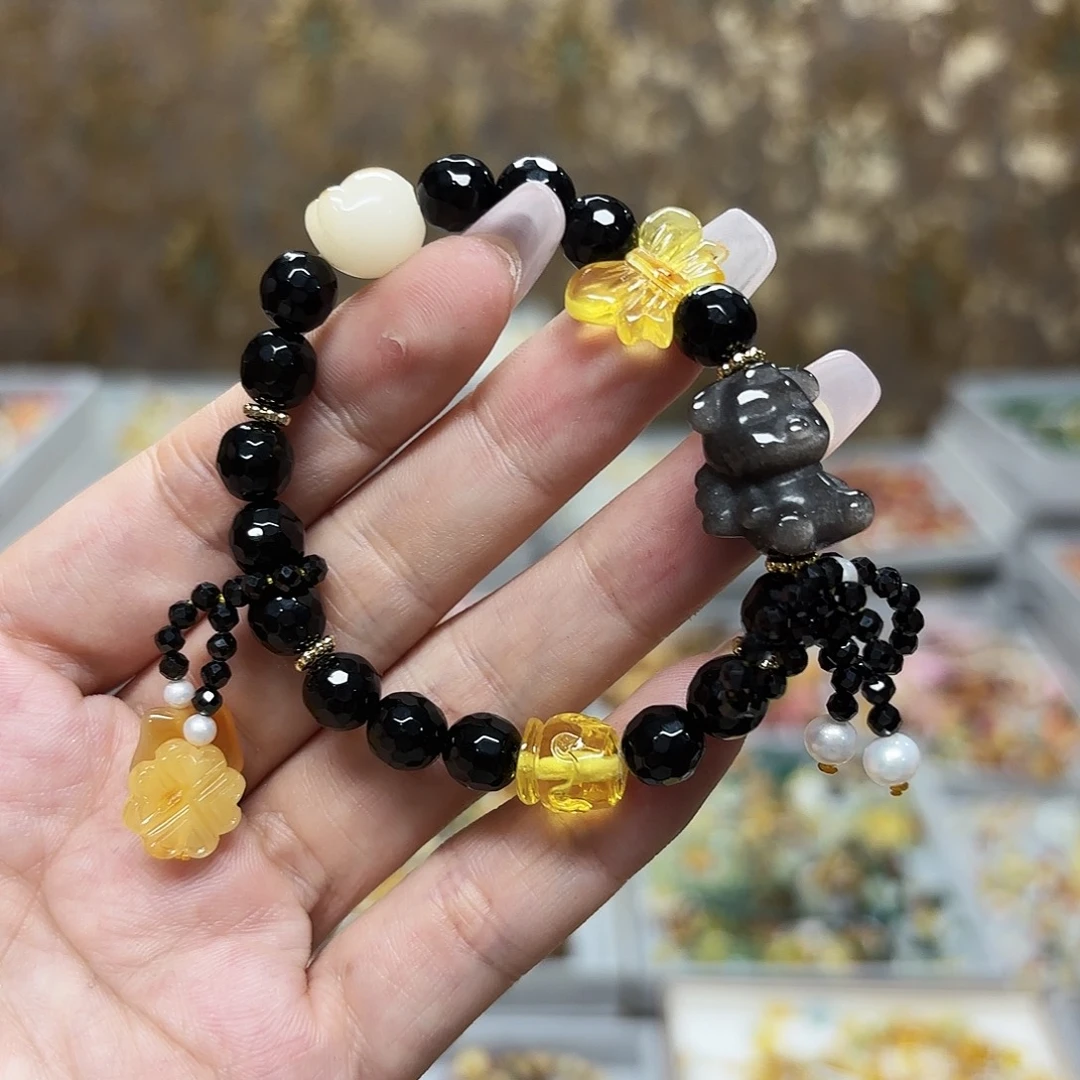 琥珀未镶嵌手镯琥珀