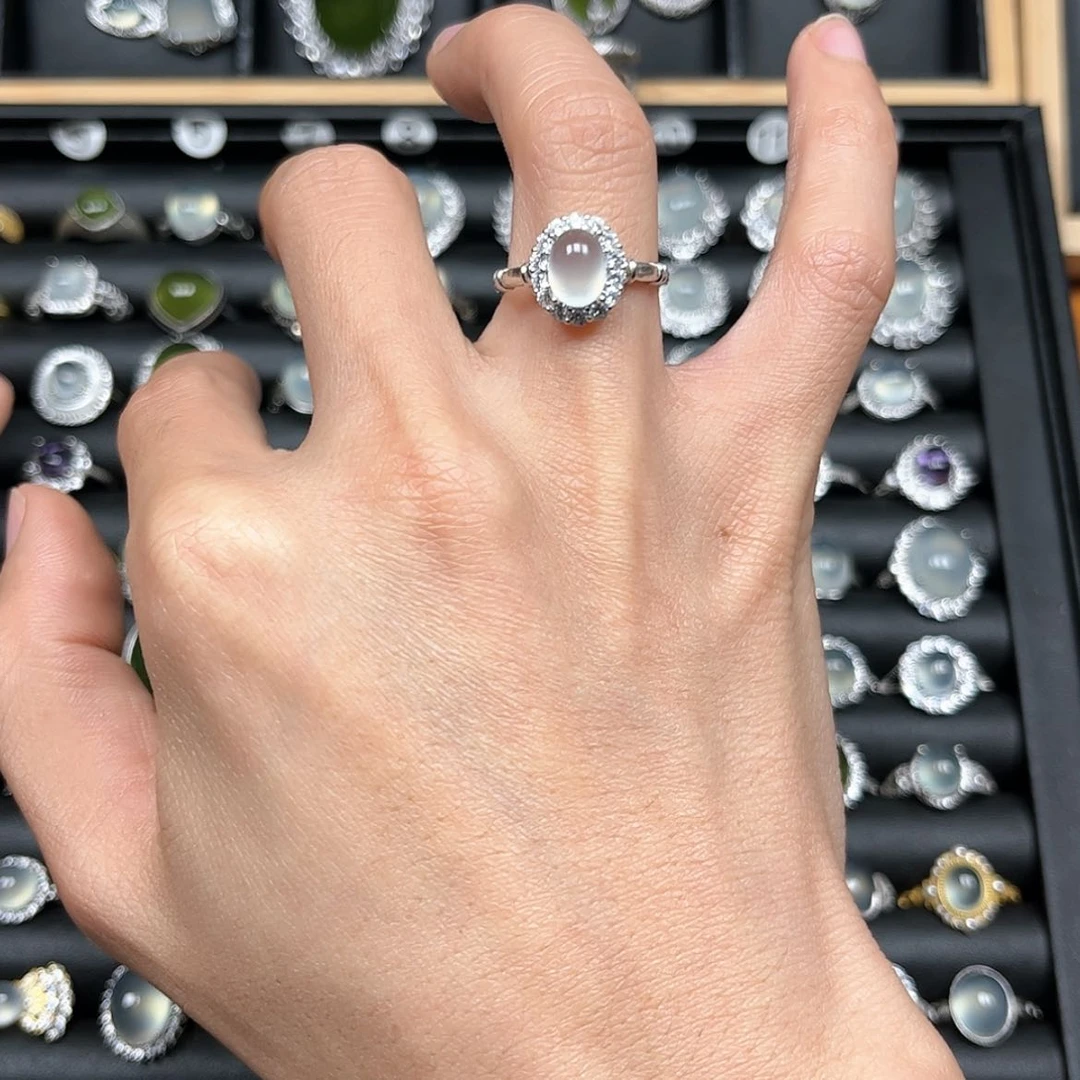 【闪购商品】岫玉手链银S925镶嵌独*