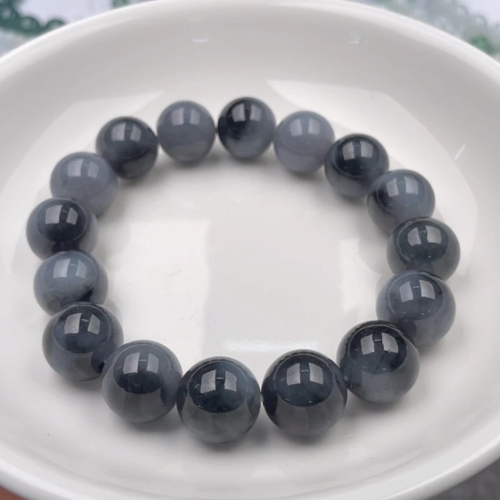 翡翠未镶嵌手链散珠多样性发自选16个