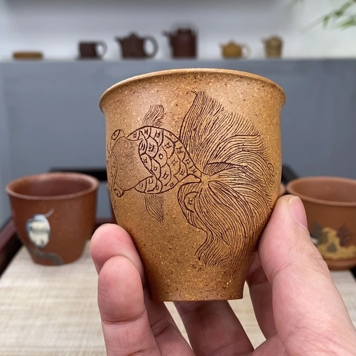 紫砂茶杯宜兴紫砂紫砂杯