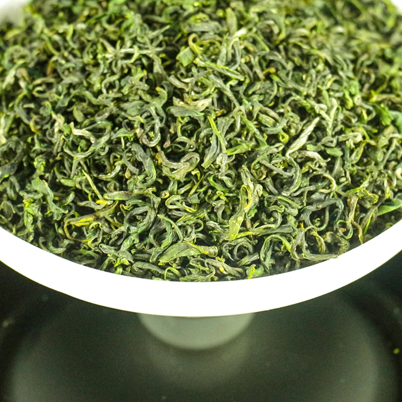高山绿茶新茶茶业豆香浓香型绿茶春茶耐泡型绿茶叶袋装批发250g