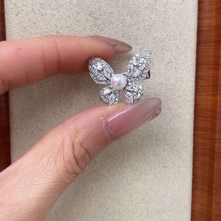 淡水珍珠吊坠(不含链)银S925镶嵌