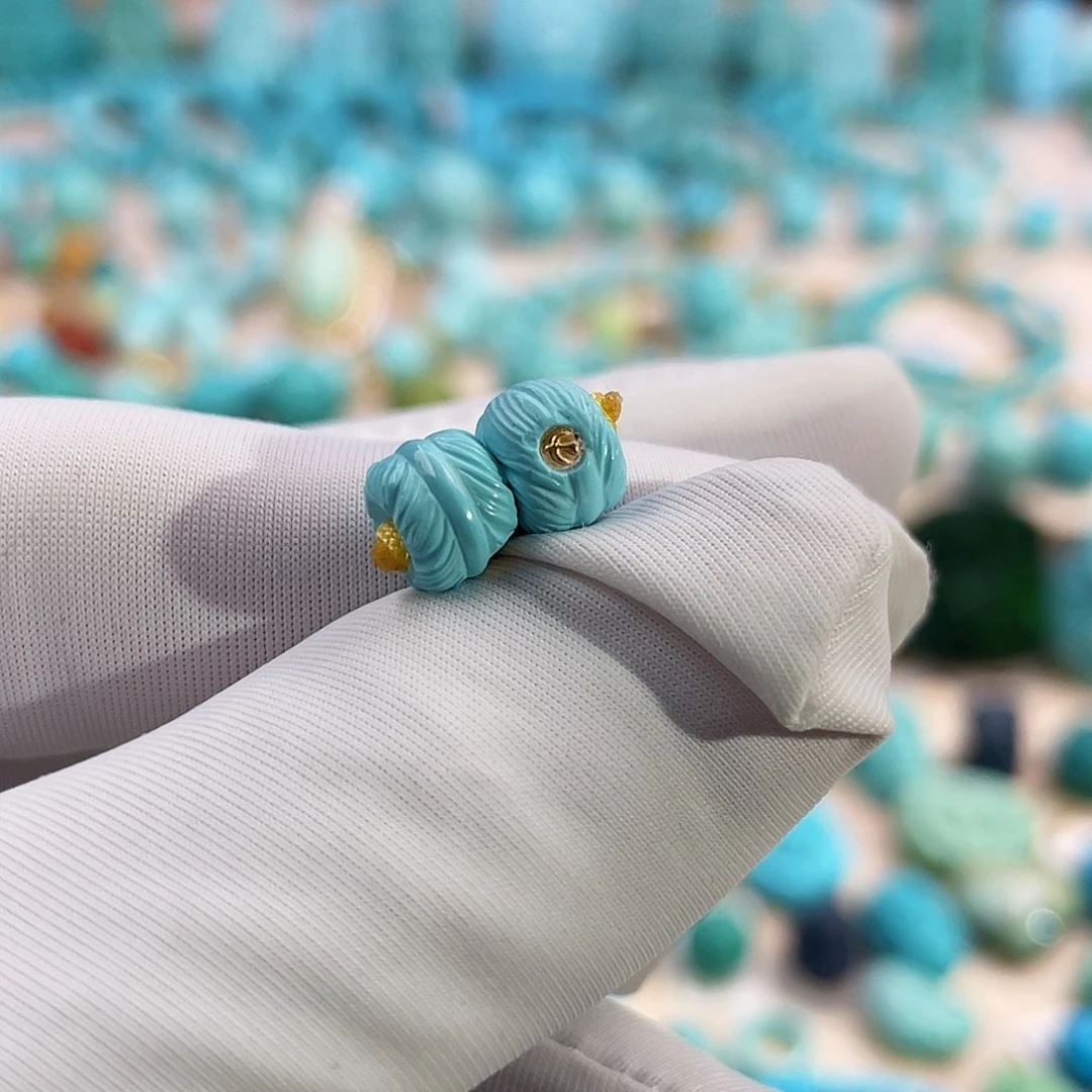 绿松石珠宝奇石未镶嵌