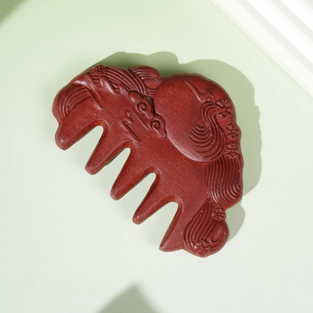 【青丝固元】首乌养发梳｜经络·古法雕琢｜强根密发｜乌鬓如云