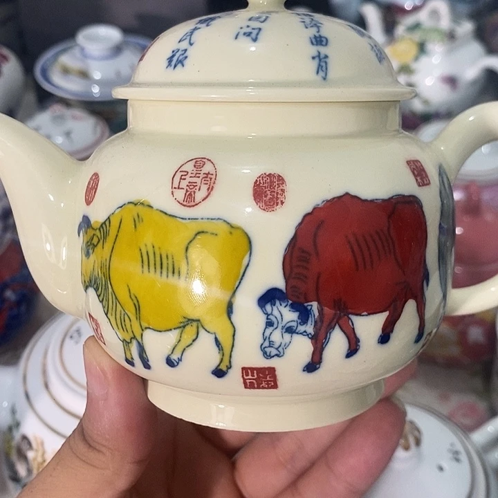 摆件景德镇陶瓷主人杯13456