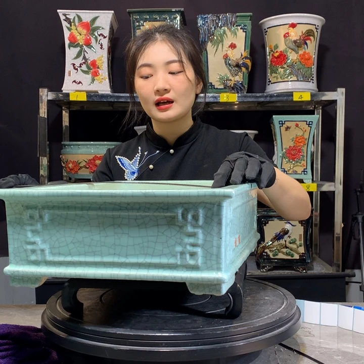 大**?石湾盆，盆景盆