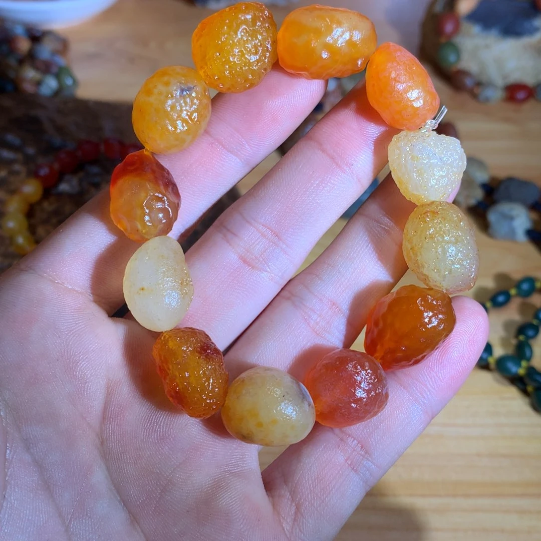 玛瑙/玉髓未镶嵌手链