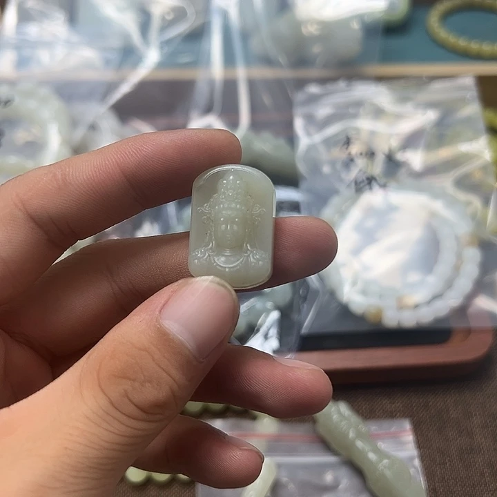 赐***鱼手链未镶嵌和田玉