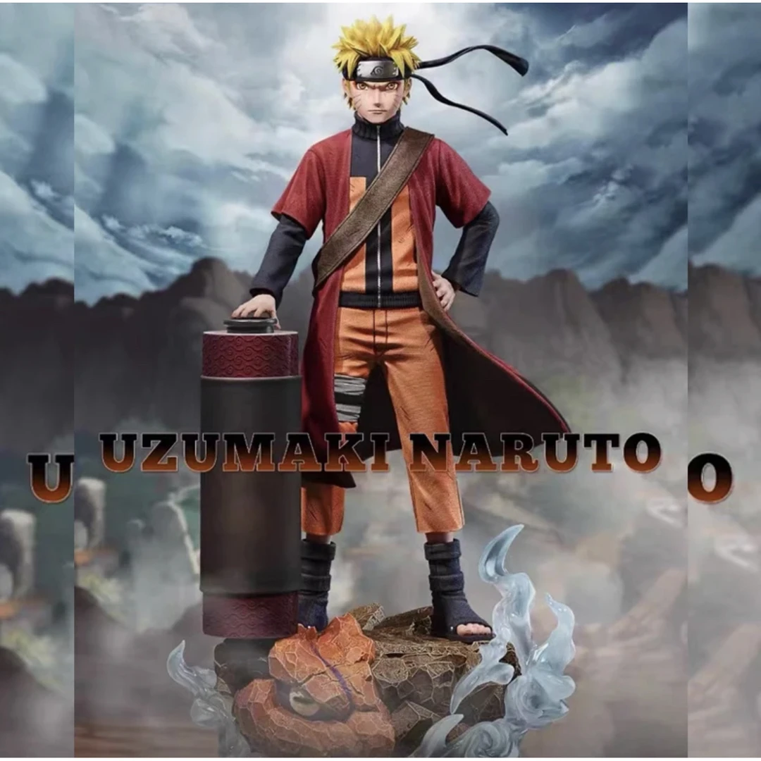 D 地台社鸣人 火影忍者系列仙人模式动漫摆件