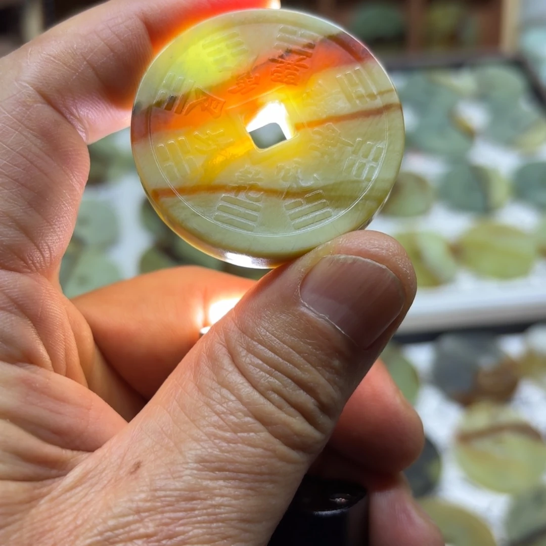 岫玉岫玉山鬼未镶嵌