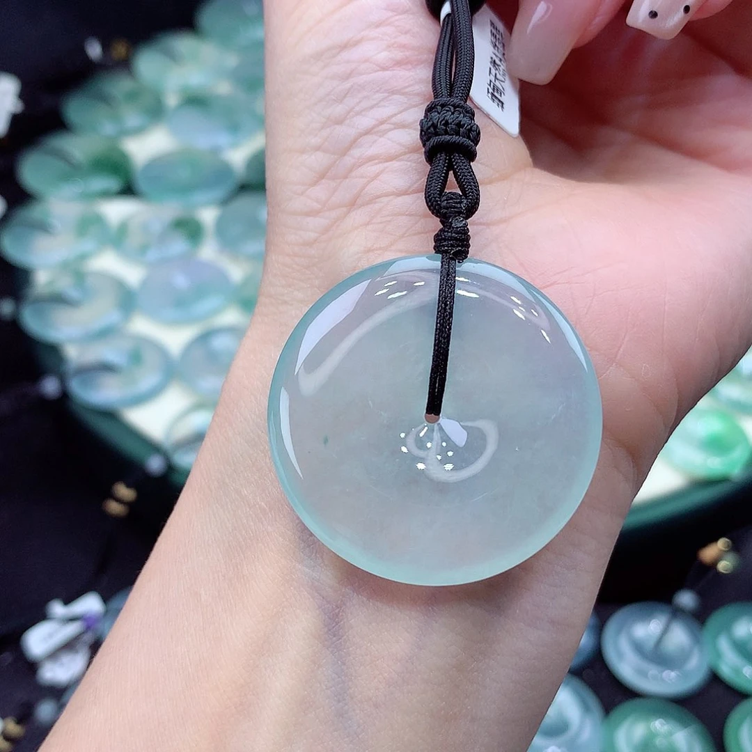 颈饰未镶嵌翡翠编号63尺寸35.8-5.8