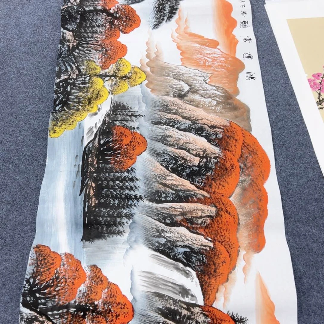 国画作品纯手绘制作品