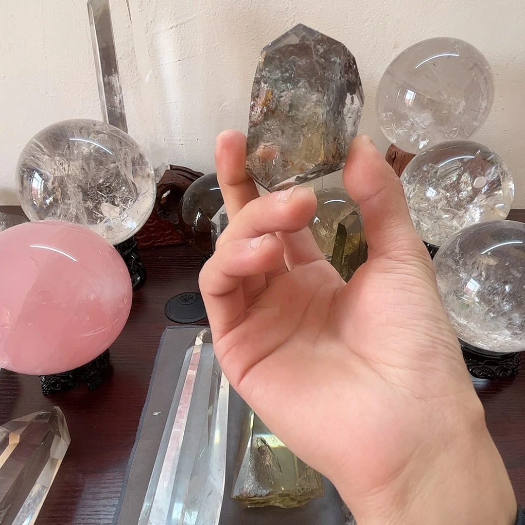 水晶银S925镶嵌大型摆件（非配饰）