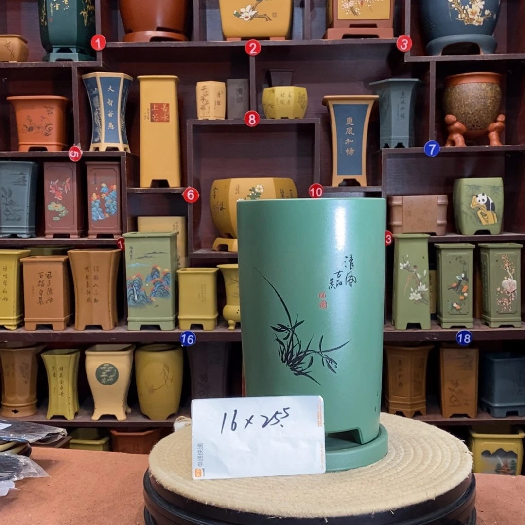 紫砂花盆紫砂花盆