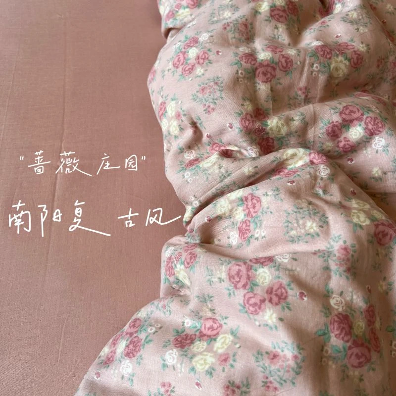 ins小清新全棉双层纱A类婴儿棉纱纯棉四件套超柔裸睡莲4件套床笠